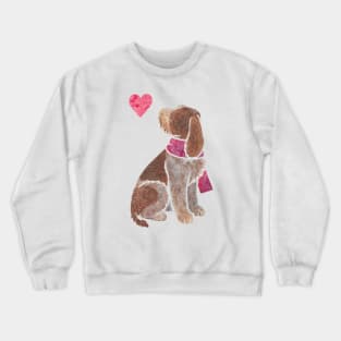 Watercolour Spinone Italiano Crewneck Sweatshirt